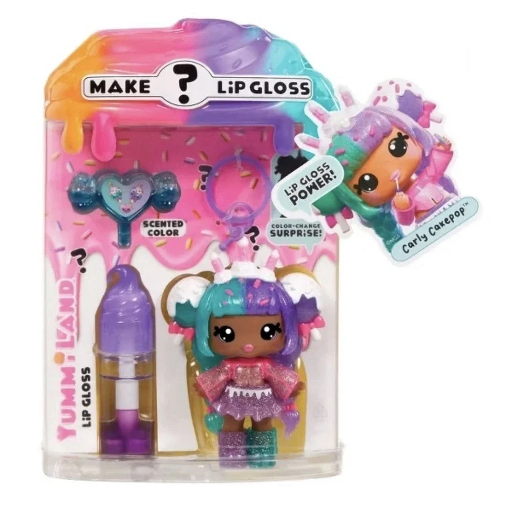 YummiLand‎ Lip Gloss Doll: Carly Cakepop Mystery Color Change - New Sealed W/Tag